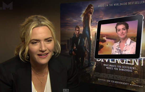 《演員連鎖訪問》安海瑟薇想要知道凱特溫斯蕾的早餐是? 《演員連鎖訪問》安海瑟薇想要知道凱特溫斯蕾的早餐是?