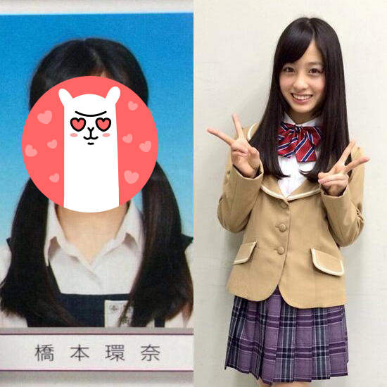 《偶像們的畢業大頭照》橋本環奈從小就萌成這樣太犯規了 ❤
