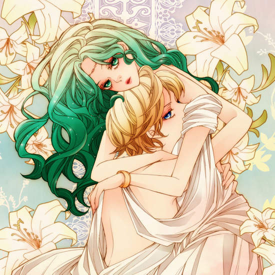 sizh詮釋《美少女戰士》天王與海王的超柔美畫風