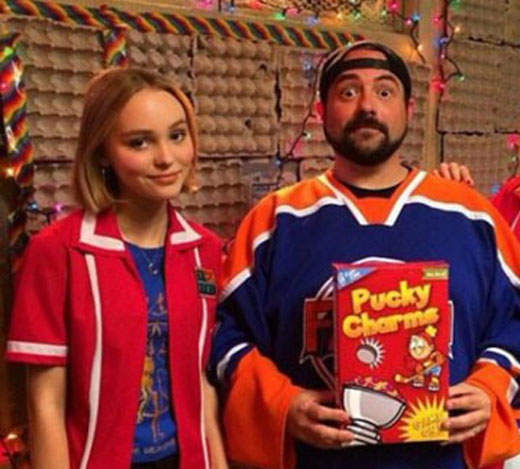 強尼戴普女兒《莉莉蘿絲戴普》首部主演電影片場照