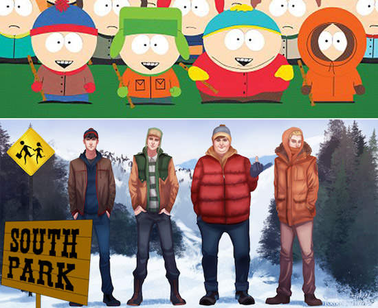 如果美國卡通裡的小孩長大了 (而且還變美型了？)