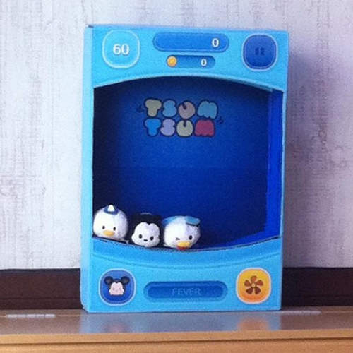 自製《真實版TSUM TSUM盒》怎麼疊都不會消失的迪士尼疊疊樂♥