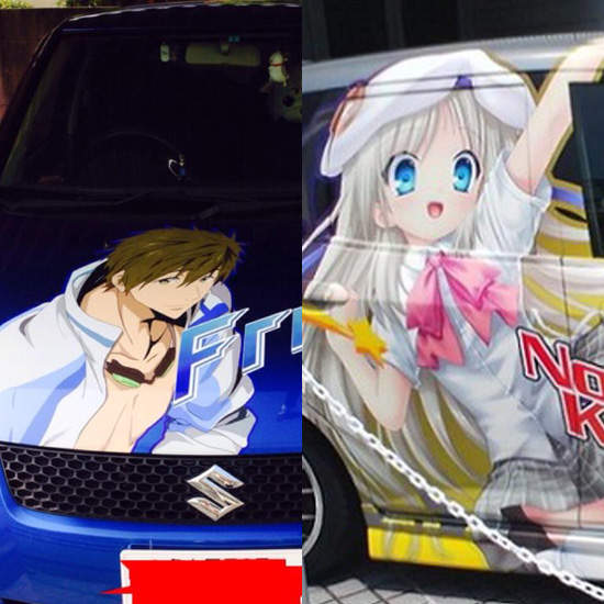 《FREE!痛車》終於出現了美少年的痛車啊(激動) 《FREE!痛車》終於出現了美少年的痛車啊(激動)