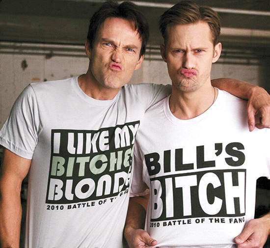 《噬血真愛True Blood》超歡樂幕後照 吸血鬼的形象都沒了... 《噬血真愛True Blood》超歡樂幕後照 吸血鬼的形象都沒了...