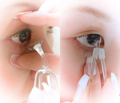 隱形眼鏡輔助器《meruru》不敢用手碰眼球的人絕對必見啊～