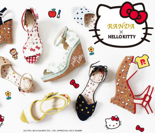 Hello Kitty×RANDA聯名涼鞋 鞋跟上滿滿Kitty也太可愛~♥ Hello Kitty×RANDA聯名涼鞋 鞋跟上滿滿Kitty也太可愛~♥
