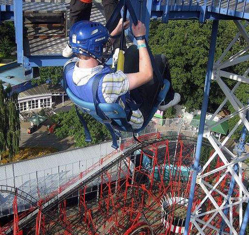 丹麥天空塔 加速度1G的自由落體設施讓我嗨到都濕了  丹麥天空塔 加速度1G的自由落體設施讓我嗨到都濕了