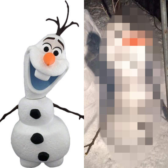 《冰雪奇緣》你想一起堆雪人嗎？網友堆雪寶神還原