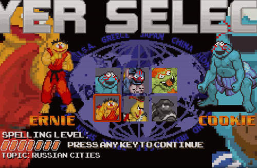 《芝麻街頭快打旋風》芝麻街頭美語齁溜ken~ 《芝麻街頭快打旋風》芝麻街頭美語齁溜ken~