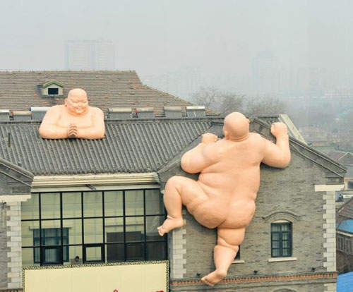 濟南《進擊的巨佛》這兩座小沙彌紅了XDD