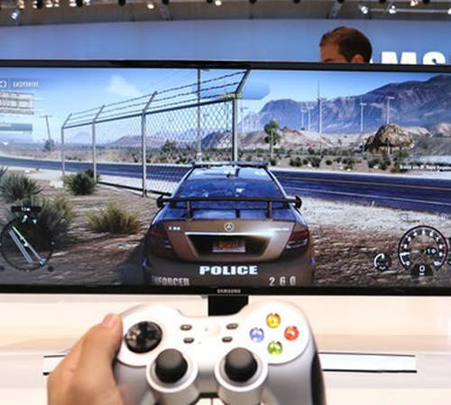 驚人《超巨大的彎曲電腦螢幕》一公尺的寬度根本是電視吧