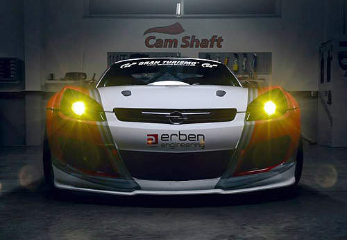 馬力530匹《Opel GT》上空尤物變身殺氣賽車