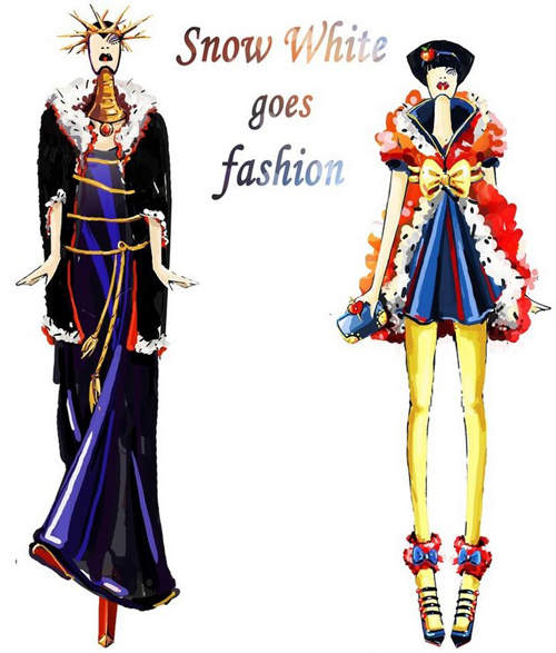 Fashion《迪士尼時尚草稿圖》我也好想穿穿看 Fashion《迪士尼時尚草稿圖》我也好想穿穿看