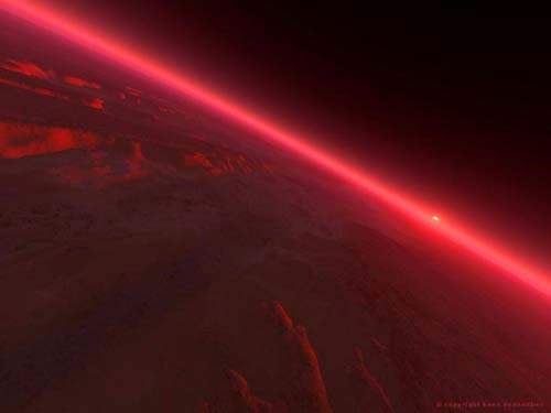 美到不行《火星上的日初》 就算再遠一生也想要現場看一次阿