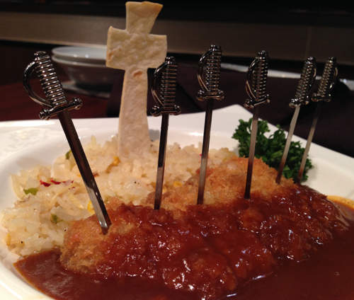 《FF14艾奧傑亞咖啡廳》豬排上插劍絕對不是店員對你不爽ww