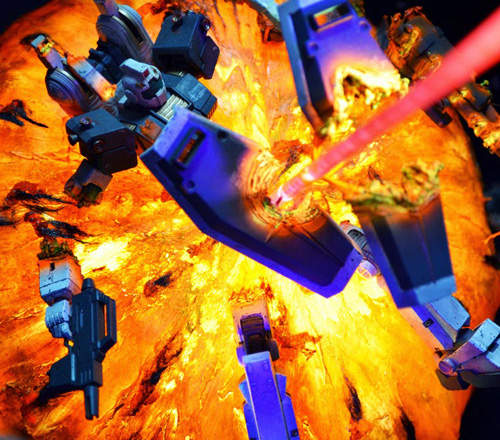 鋼彈立於大地！日本玩家MASAKI打造的場景模型