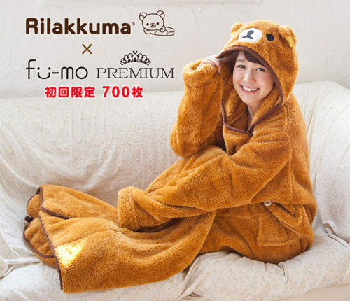 包裹全身的《懶懶熊懶人毯》穿上應該就不想動了吧（躺平）