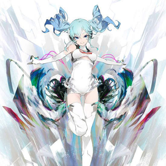 《初音未來》2014最具科技感的賽車女郎 《初音未來》2014最具科技感的賽車女郎