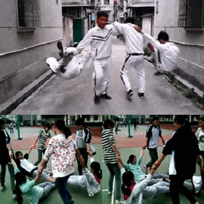 《友情遊戲》不管是無敵風火輪還是直昇機大家一起玩