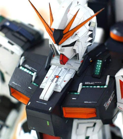 鋼彈立於大地!韓國紙模型玩家的Nu Gundam作品 鋼彈立於大地!韓國紙模型玩家的Nu Gundam作品