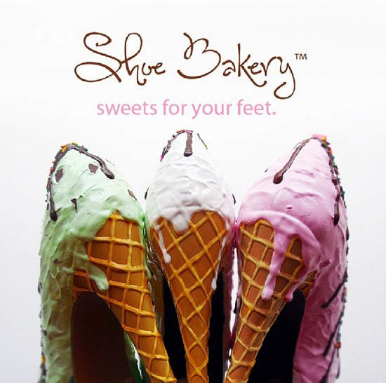 超適合炎熱夏天的《冰淇淋高跟鞋》感覺螞蟻會把鞋子給搬走啊～