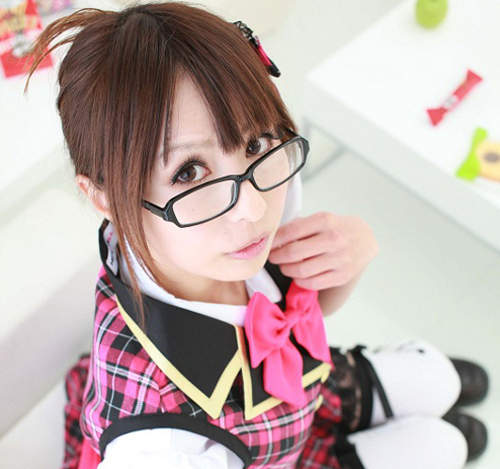 櫻井南 戴眼鏡也萌萌的日本美COSER 櫻井南 戴眼鏡也萌萌的日本美COSER