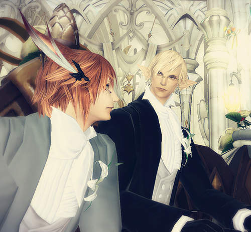 《FF XIV:新生艾奧傑亞》結婚系統 同性也能結婚真是太美好了♥ 《FF XIV:新生艾奧傑亞》結婚系統 同性也能結婚真是太美好了♥