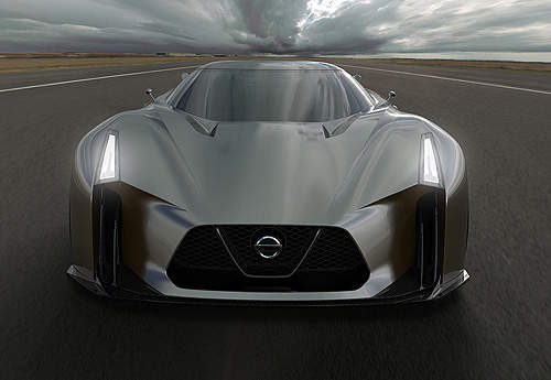 《Nissan Concept 2020 Vision Gran Turismo》從遊戲裡開出來惹