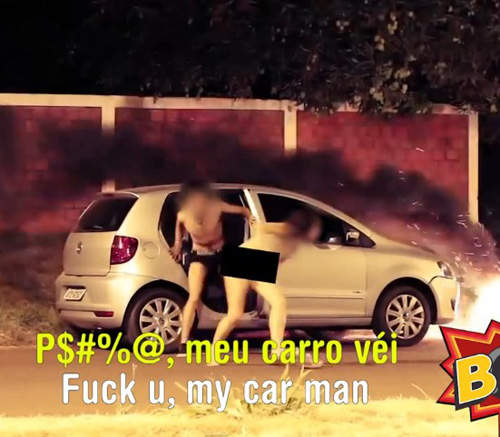 活逮車震三人組　嚇光一身毛的失火惡作劇