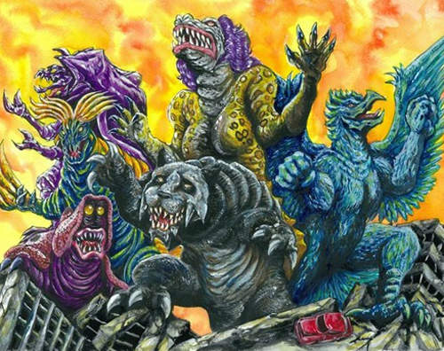 日本各地《特色怪獸》有英雄也有怪獸可以拍電影啦 日本各地《特色怪獸》有英雄也有怪獸可以拍電影啦