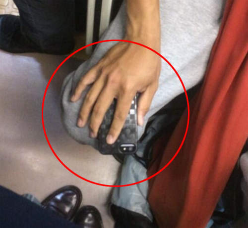 偷拍男的顏面處刑　女高中生反拍之後公開在網路上