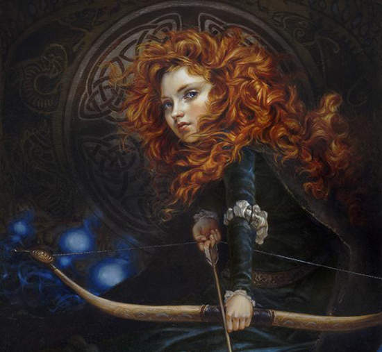 《油畫迪士尼公主》都變中世紀古典美女了 《油畫迪士尼公主》都變中世紀古典美女了