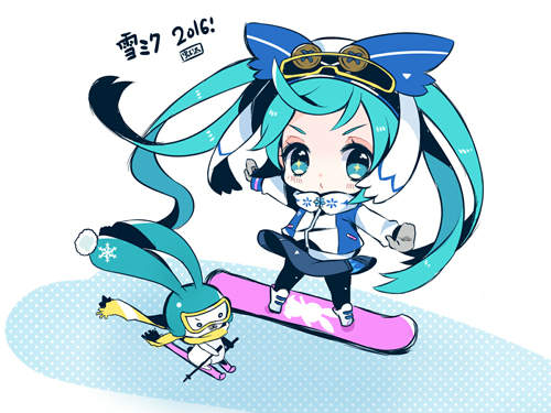 《2016雪初音》新一代雪初音票選出爐 繪師創作淹沒網路…… 《2016雪初音》新一代雪初音票選出爐 繪師創作淹沒網路……