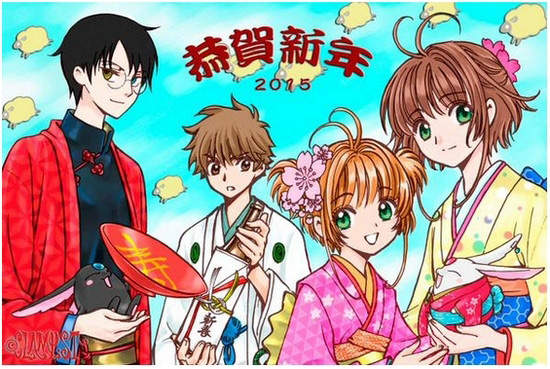 《日本動漫的羊年賀圖》你看那有小羊喔～小羊咩咩咩