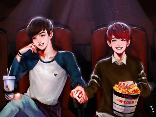 超美型《EXO同人繪圖》偶像到二次元依舊帥氣