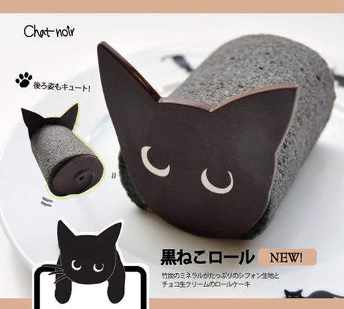Twitter話題《黑貓蛋糕捲》連店裡都有滿滿的黑貓呢♥ Twitter話題《黑貓蛋糕捲》連店裡都有滿滿的黑貓呢♥