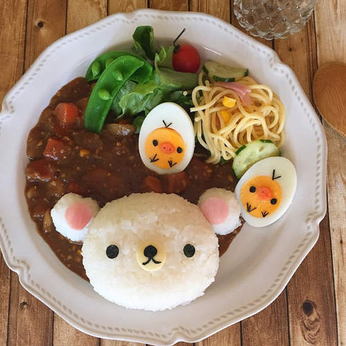 《卡通咖哩》絕對超受小朋友歡迎的可愛咖哩上桌♥