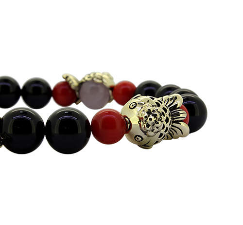 《鬼燈的冷徹》髮簪＆串珠手鍊　想這樣就把金魚草掛手上喔噶啊～