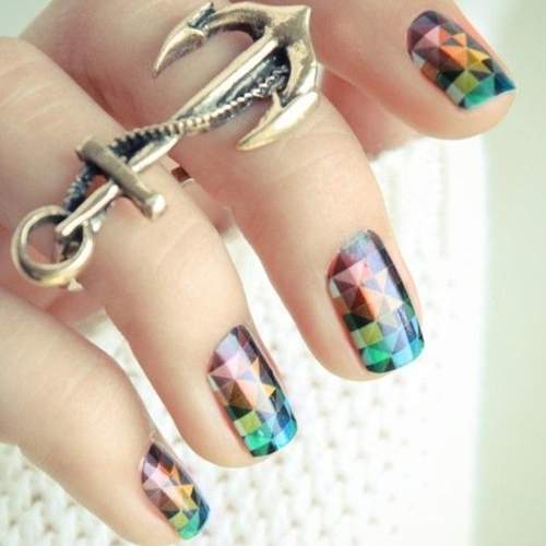 2015春季藝術指彩《萬花筒指甲彩繪》這指彩盯久也不會眼花呢~ 2015春季藝術指彩《萬花筒指甲彩繪》這指彩盯久也不會眼花呢~