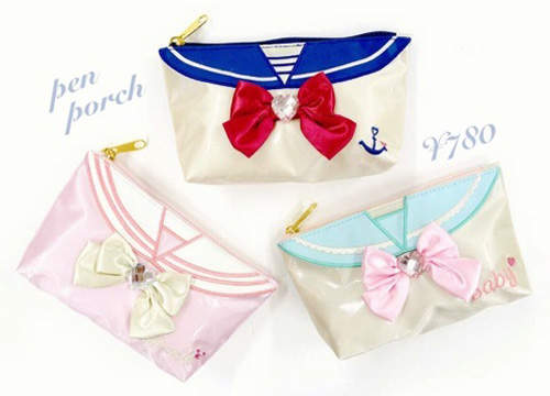 《水手服化妝包》充滿浪漫又可愛的少女心 《水手服化妝包》充滿浪漫又可愛的少女心