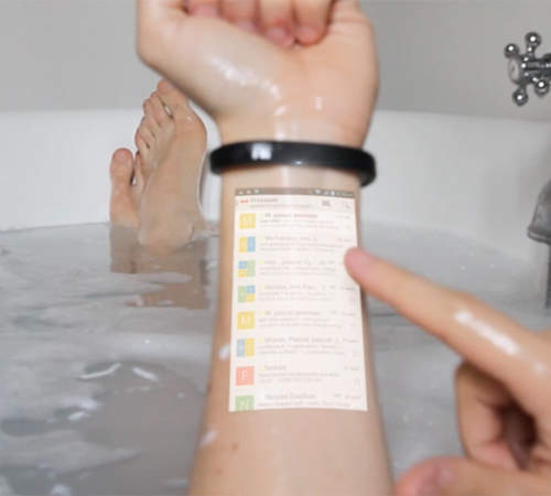 《Cicret Bracelet 智慧手環》讓手臂隨時隨地變身為觸控螢幕   《Cicret Bracelet 智慧手環》讓手臂隨時隨地變身為觸控螢幕