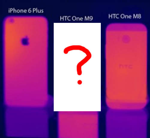《HTC One M9 驚爆過熱》機體出現令人傻眼的溫度顏色