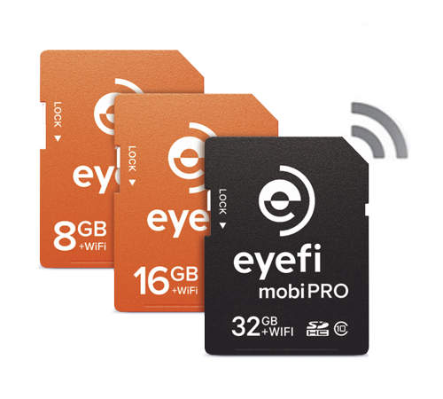 內建 WiFi 的《Eyefi Mobi Pro SD 記憶卡》隔空傳輸才是王道啊