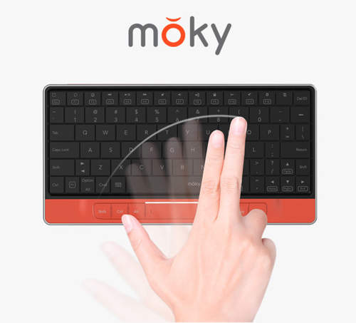 《Moky虛擬觸控板無線鍵盤》是手機和平板的好朋友(握) 《Moky虛擬觸控板無線鍵盤》是手機和平板的好朋友(握)