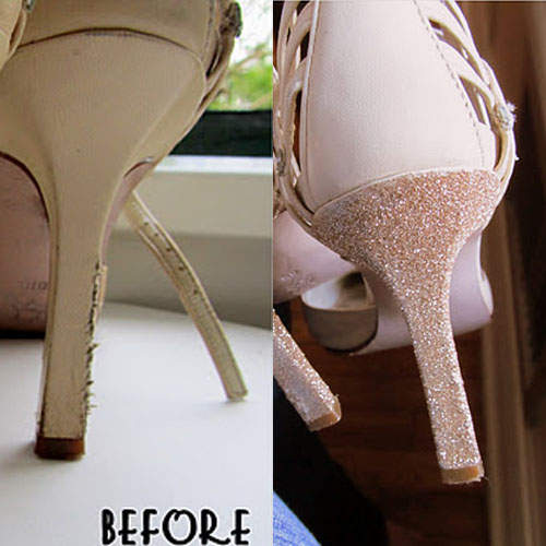 高跟鞋《改造鞋跟DIY》鞋跟再也不怕磨的醜醜的了