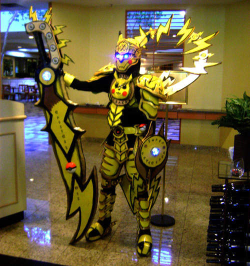 神奇寶貝《皮卡丘鎧甲》真是超出想像的Cosplay 神奇寶貝《皮卡丘鎧甲》真是超出想像的Cosplay