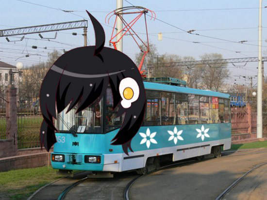 《幫電車加上動漫髮型》這樣萌感度增加不少欸ww 《幫電車加上動漫髮型》這樣萌感度增加不少欸ww