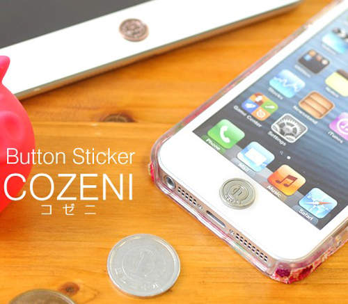 《日元硬幣按鍵貼》太愛錢所以買一個來按一下