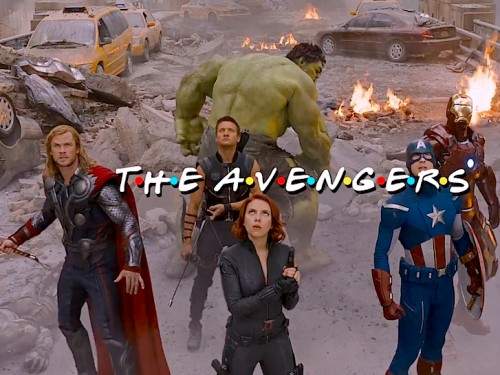 如果《復仇者聯盟》用《六人行》開場 大家都是好‧朋‧友～