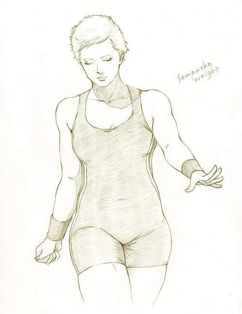 《Samantha Wright》力与美并存的举重选手